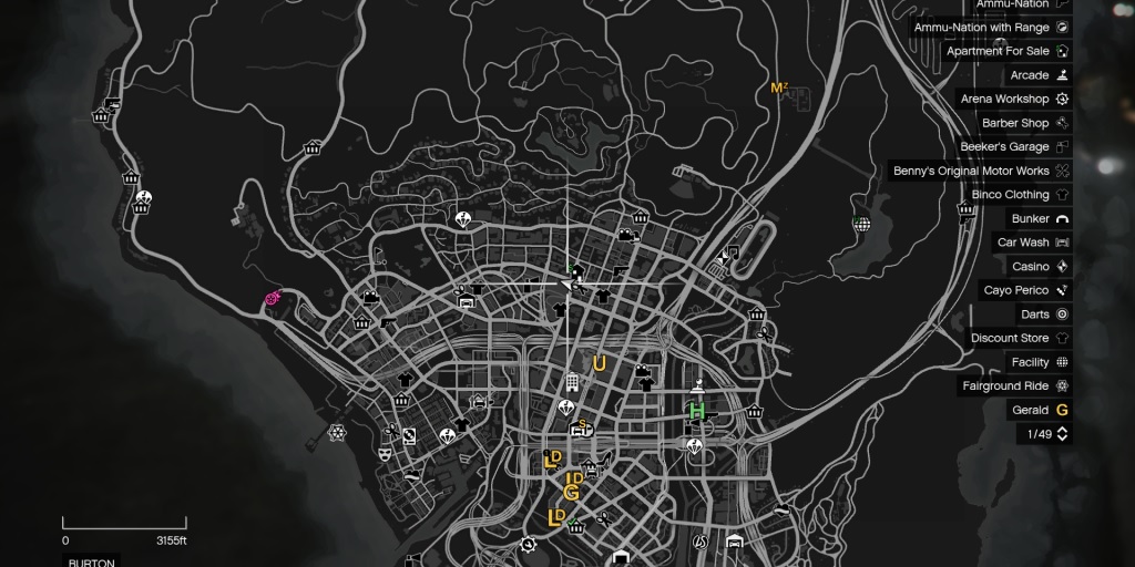 gta 5 online apartments map