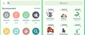 Full List of Pokemon GO Search Terms - Release Gaming